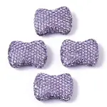 Handmade Polymer Clay Rhinestone Beads