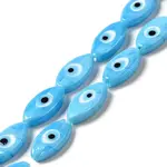 Handmade Evil Eye Lampwork Beads Strands