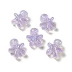 UV Plating Rainbow Iridescent Acrylic Beads