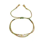 Adjustable Nylon and Cotton Multi-strand Bracelets