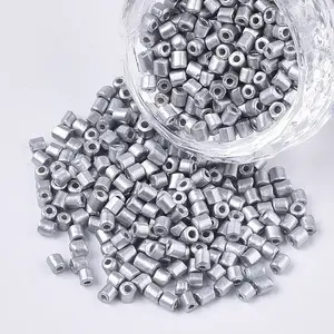 8/0 Two Cut Glass Seed Beads
