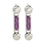 304 Stainless Steel Enamel Stud Earrings