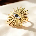 304 Stainless Steel Enamel Cuff Open Rings