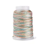 5 Rolls 9-Ply Braided Nylon Strings with Metallic Thread