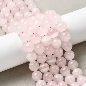 Natural Pink Calcite Beads Strands