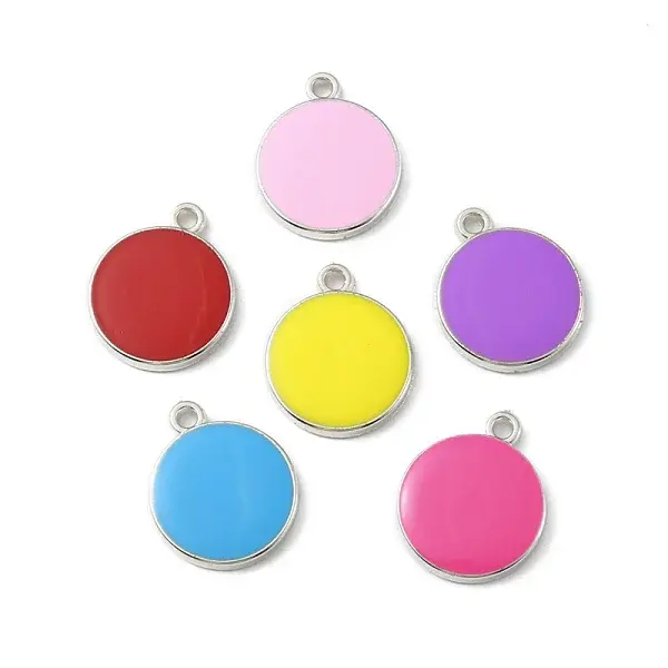 CCB Plastic Enamel Pendants