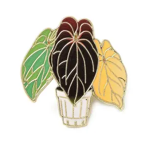Anthurium Bonsai Enamel Pin