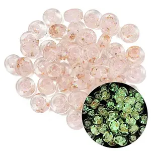 Luminous Handmade Foil Glass Beads