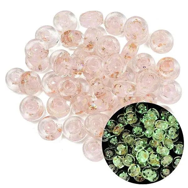 Luminous Handmade Foil Glass Beads