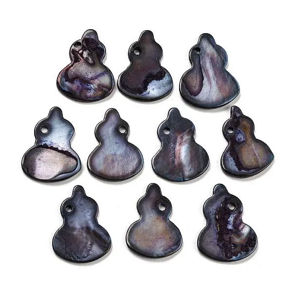 Dyed Natural Freshwater Shell Pendants