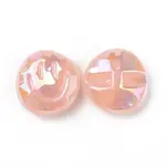 Rainbow Iridescent Plating Acrylic Beads