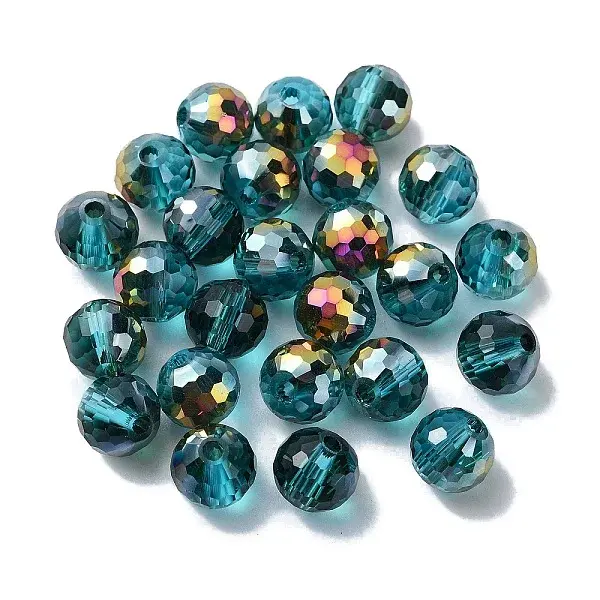 AB Color Plated Glass Beads