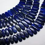 Natural Gemstone Pendants Lapis Lazuli Graduated Beads Strands