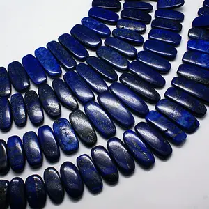 Natural Gemstone Pendants Lapis Lazuli Graduated Beads Strands