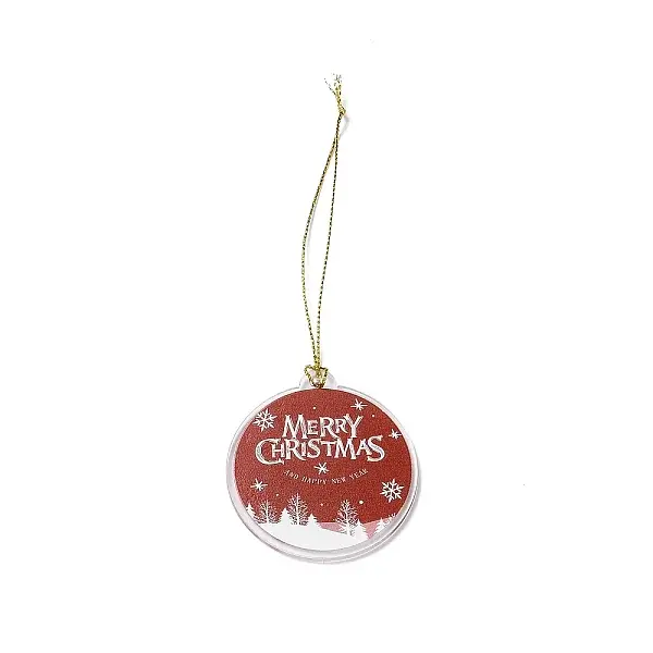 Christmas Theme Acrylic Pendant Decoration