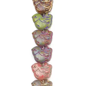 Baking Paint Glass Beads Strands