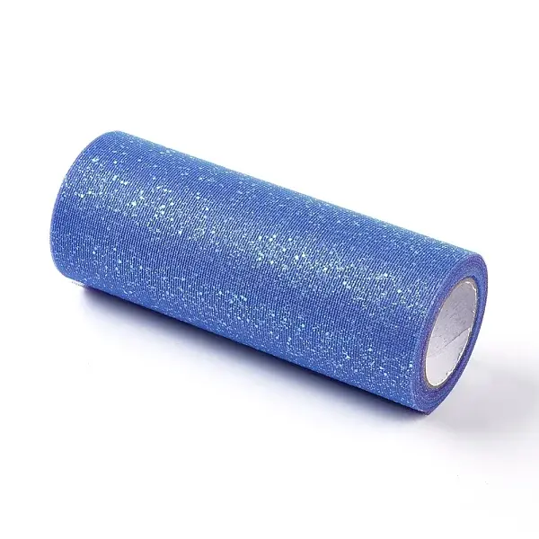 Rainbow Glitter Netting Fabric Sparkling Tulle Roll
