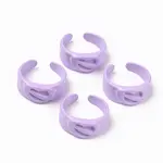Spray Painted Alloy Cuff Rings