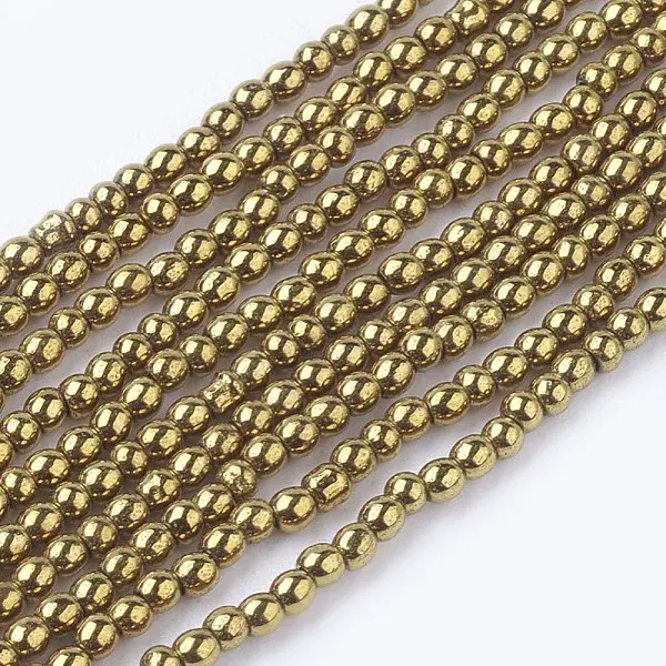 Non-Magnetic Synthetic Hematite Beads Strands