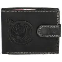 Pánská kožená peněženka černá - Delami Aroga Panna