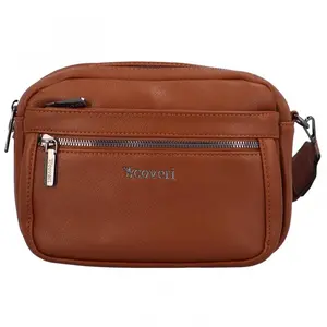 Dámská crossbody kabelka hnědá - Coveri Bricky