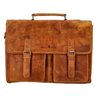 Pánská kožená brašna camel - Greenwood Louney