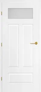 Bílé interiérové dveře Nemézie 10 (UV Lak) - Výška 210 cm