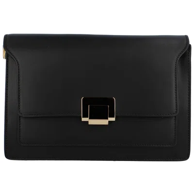 Dámská kožená crossbody černá - Delami Lilly