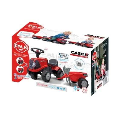 Odstrkovadlo - traktor Case IH Ride - on červený s volantem