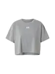 UNDER ARMOUR Funkčné tričko 'Rival'  sivá / biela
