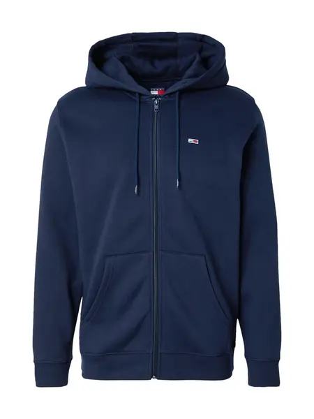 Tommy Jeans Tepláková bunda  námornícka modrá