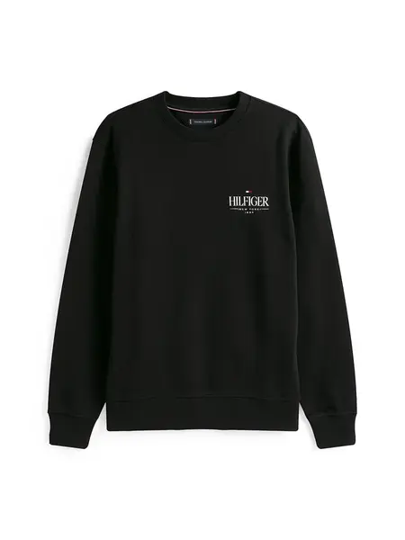 TOMMY HILFIGER Mikina  čierna / biela