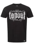 Tapout Tričko 'CRASHED'  čierna / biela