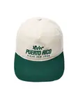 Pull&Bear Čiapka 'PUERTO RICO STWD'  krémová / smaragdová