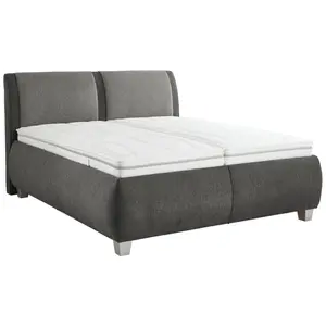 Beldomo - Sleep ČALOUNĚNÁ POSTEL, 180/200 cm, šedá, modrošedá