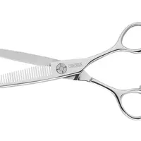 Efilační nůžky Sibel Cisoria Luxury SV35  6" - stříbrné, 35 zubů (7097935) + dárek zdarma