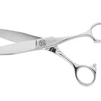 Kadeřnické nůžky Sibel Cisoria Luxury OX625 6,25" - stříbrné (7097625) + dárek zdarma