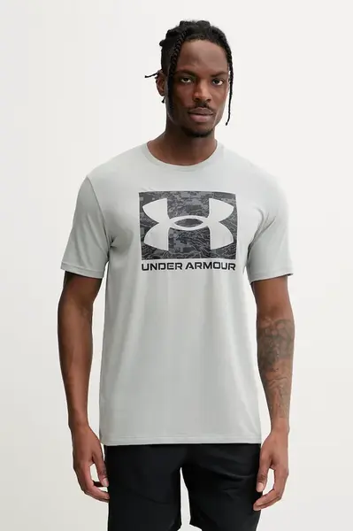 Under Armour tričko pánské s bavlnou CAMO BOXED LOGO