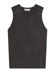 Bershka Tričko  čierna melírovaná