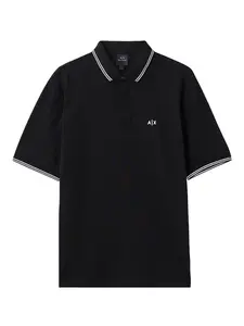 ARMANI EXCHANGE Tričko  čierna / biela