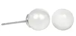 Levien Jemné perličkové náušnice Pearl White