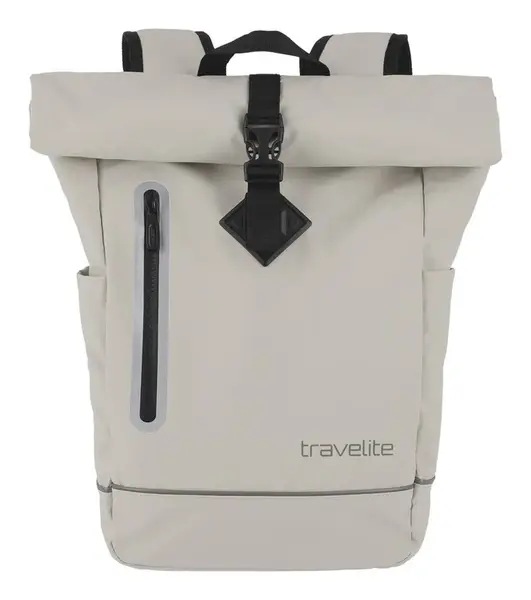 Roll-top batoh Travelite Basics Roll-up Plane Ivory