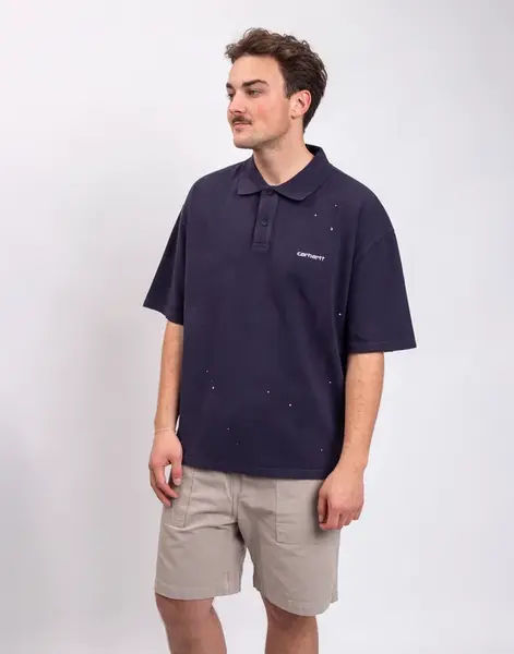 Carhartt WIP S/S Painter Polo Dark Navy destroy wash L