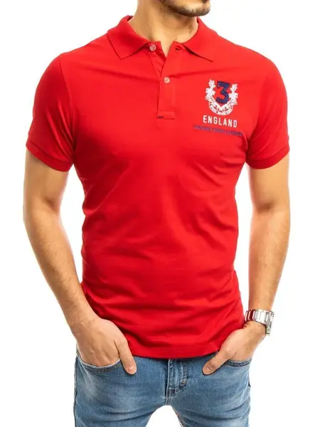 Pánské polo tričko červené Dstreet