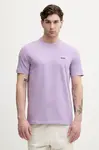 BOSS Green tričko pánské bavlněné s elastanem Tee