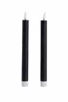 Sada LED svíček Light & Living Alira 22 cm 2-pack černá barva