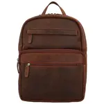 Kožený batoh hnědý - Greenwood Narek