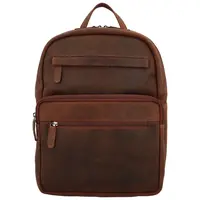 Kožený batoh hnědý - Greenwood Narek