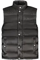 Pánská černá prošívaná vesta