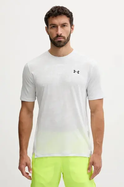 Tréninkové tričko Under Armour pánské, šedá barva, 1390047